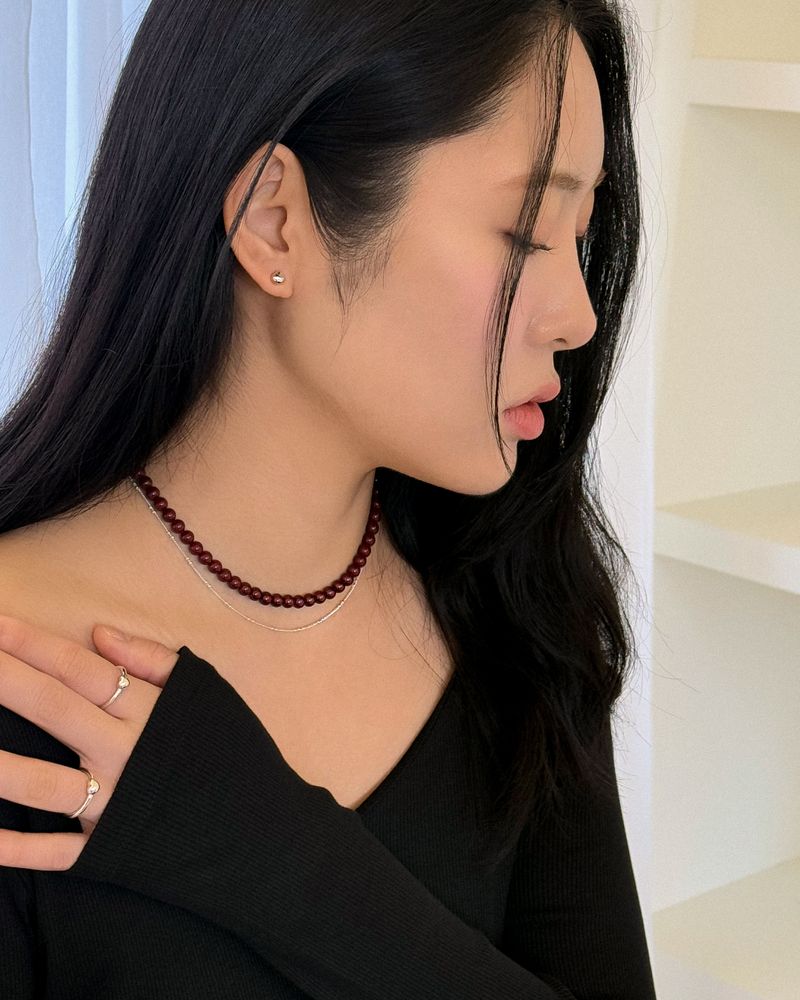 Kisses earring (silver)