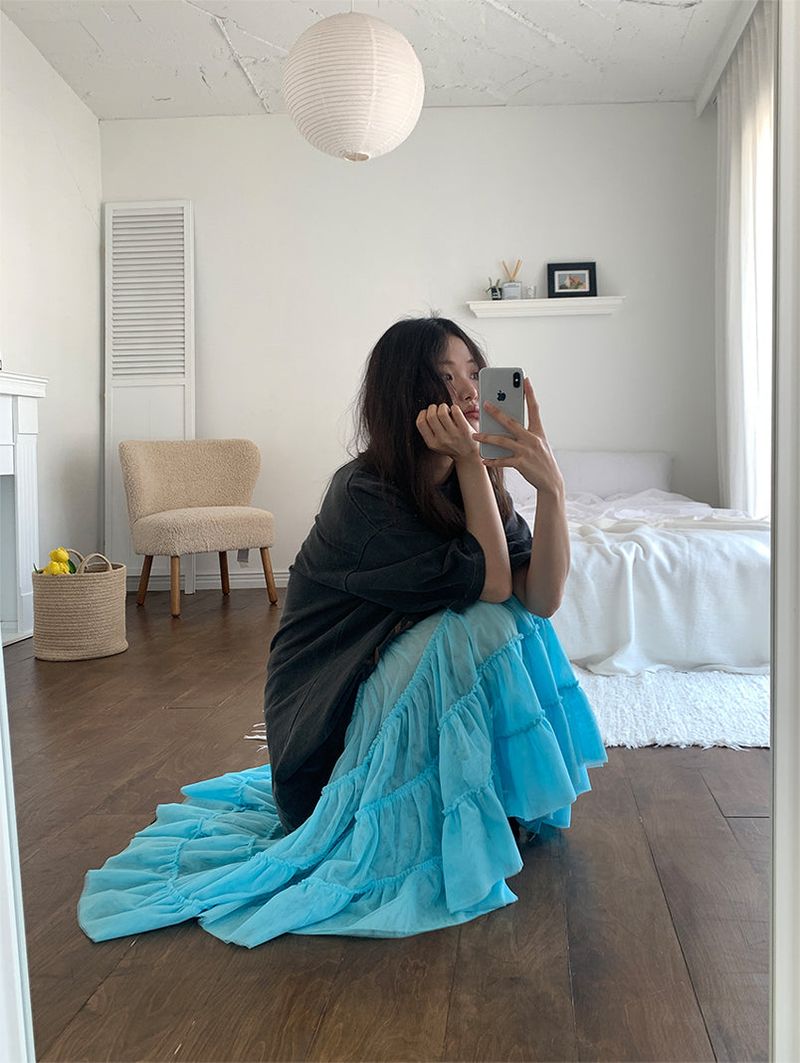CANCAN LAYERED SKIRT DRESS (3C)