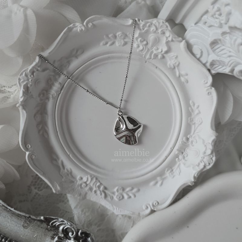 Modern Fragment Necklace - Silver