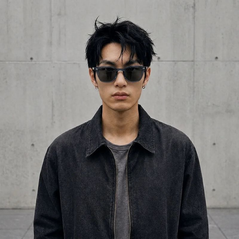 FADE MEET（フェードミート）の「ディープブルーポラライズドサングラス（ファッション小物）」
