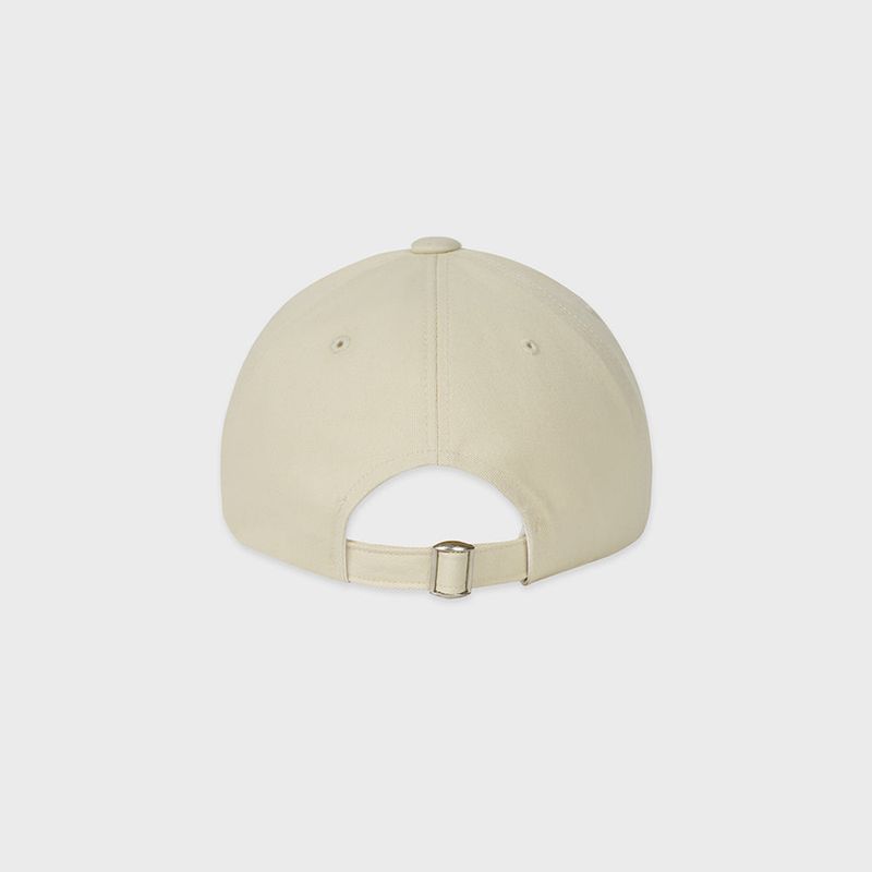 SUNLIT LETTERING BALL CAP (IVORY)