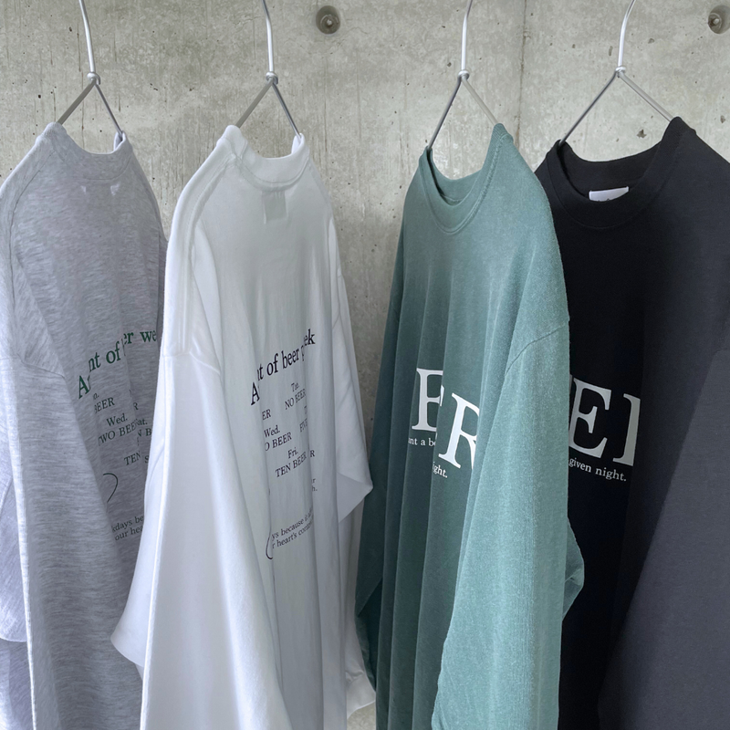 OneDrop BEER LOGO Long T shirt