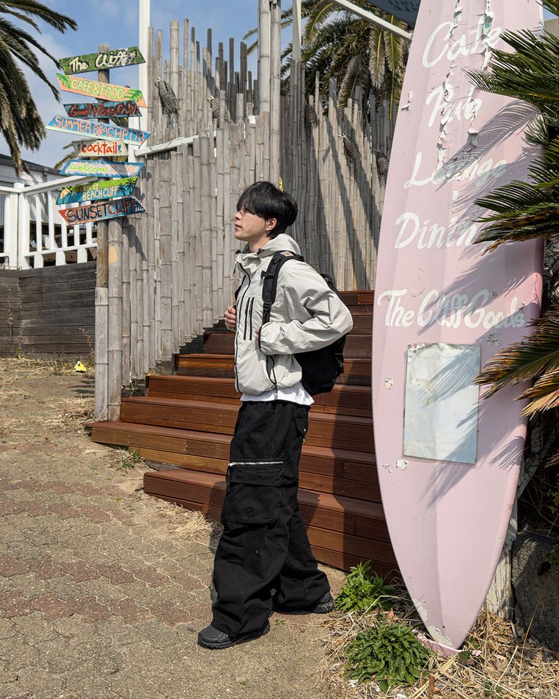 Zeka Zip Cargo Wide Pants