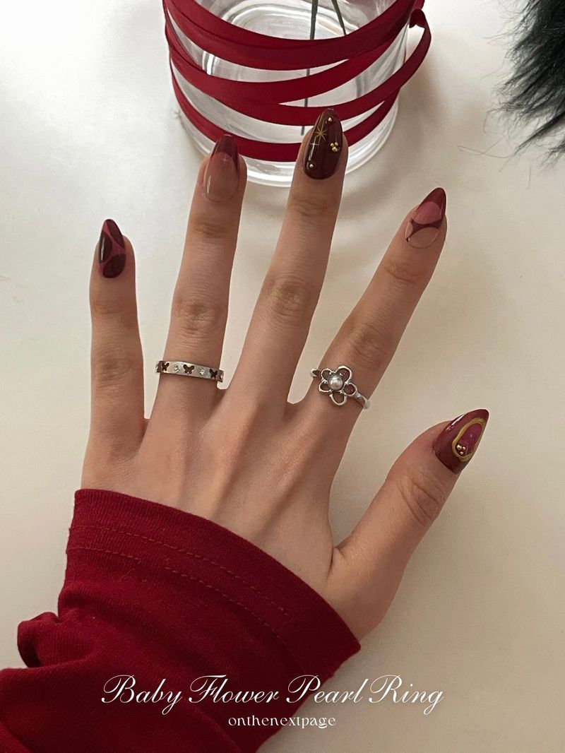 Baby Flower Pearl Ring