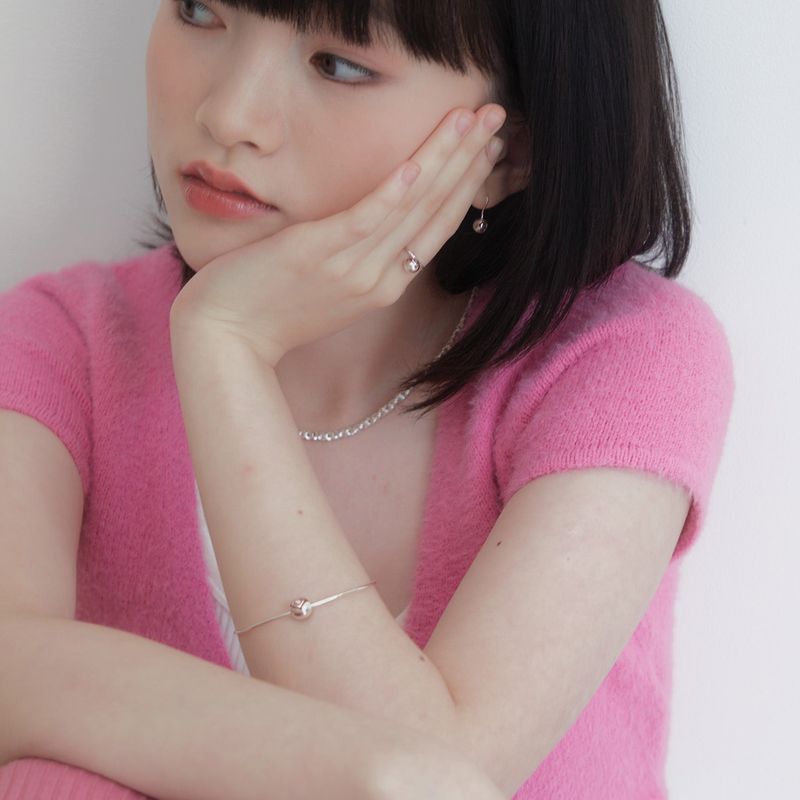 puffy heart swing bangle