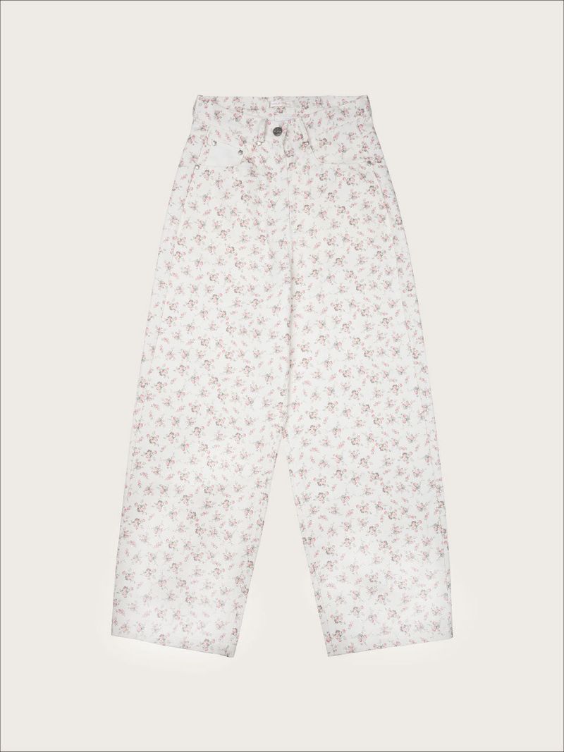 Sweet Flower Pants_cream