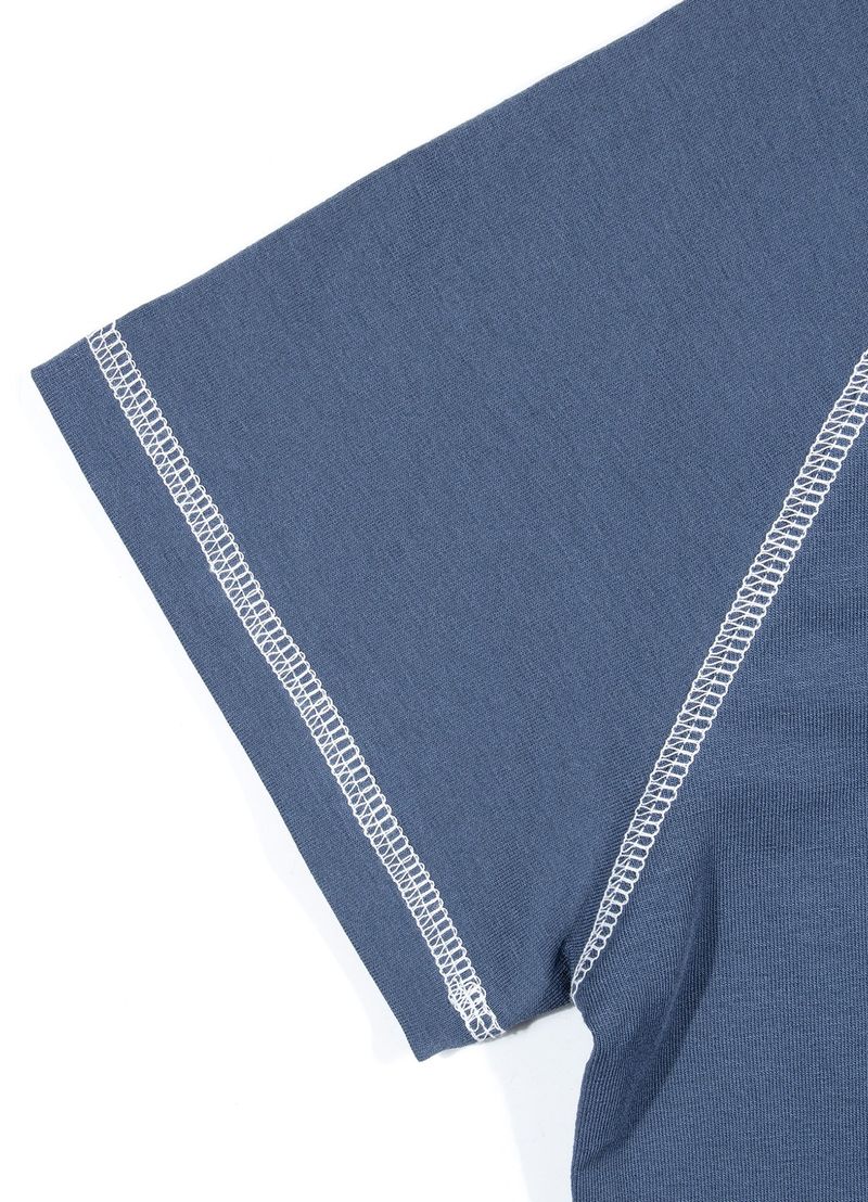 CONTRAST RAGLAN T-SHIRT_Navy