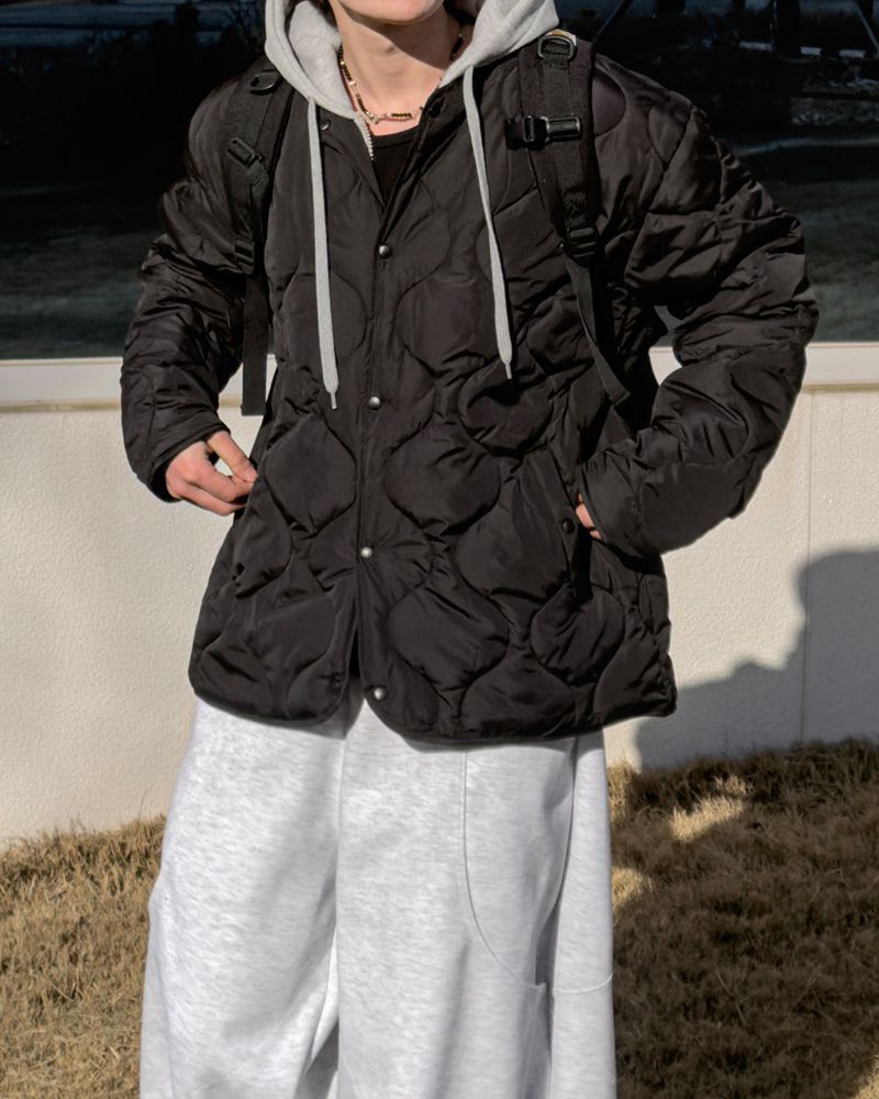 Wavon Quilted Padding Jumper