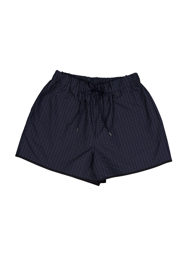Checkboard shorts (navy)