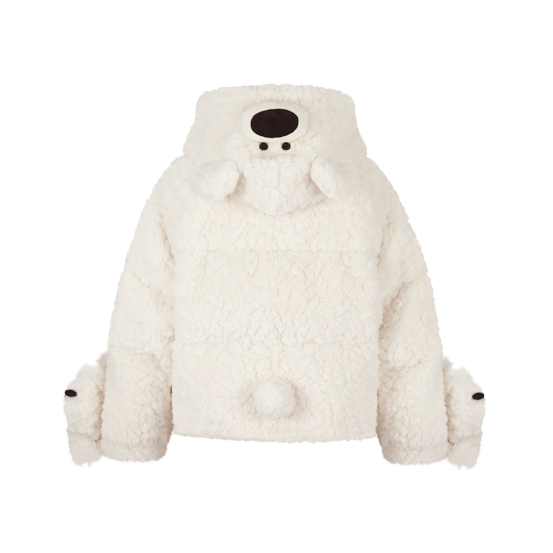 13DE MARZO Bear Costume Down Jacket