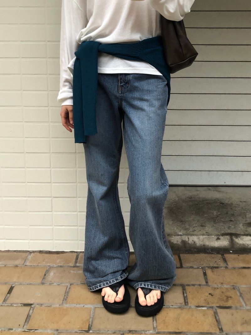 [ORIGINAL] Marine Bootcut Denim Pants