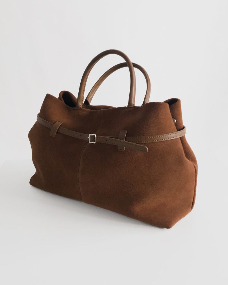 kinder cow suede big BAG