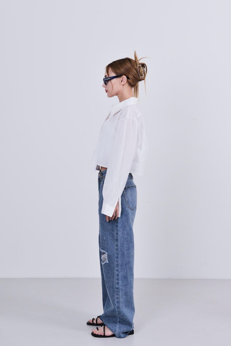 crease crop shirts