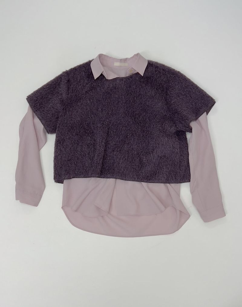 Puppy Half Crop Knit