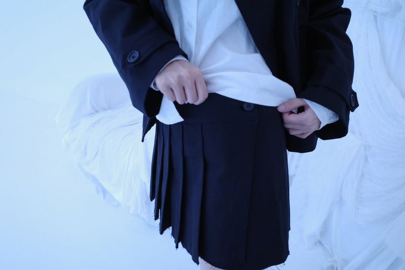 High neck double set up (3color) -Jacket