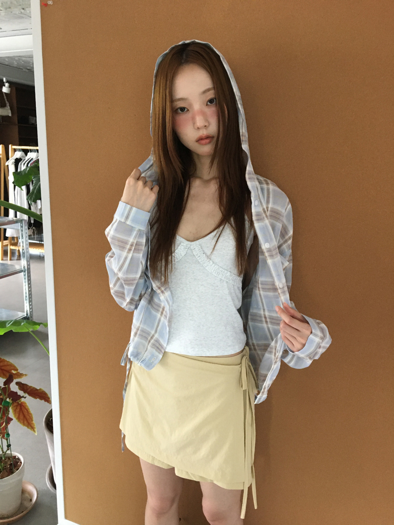 DUGGY(ダギー)の「Ranel check hoodie (2color)(Tops)」