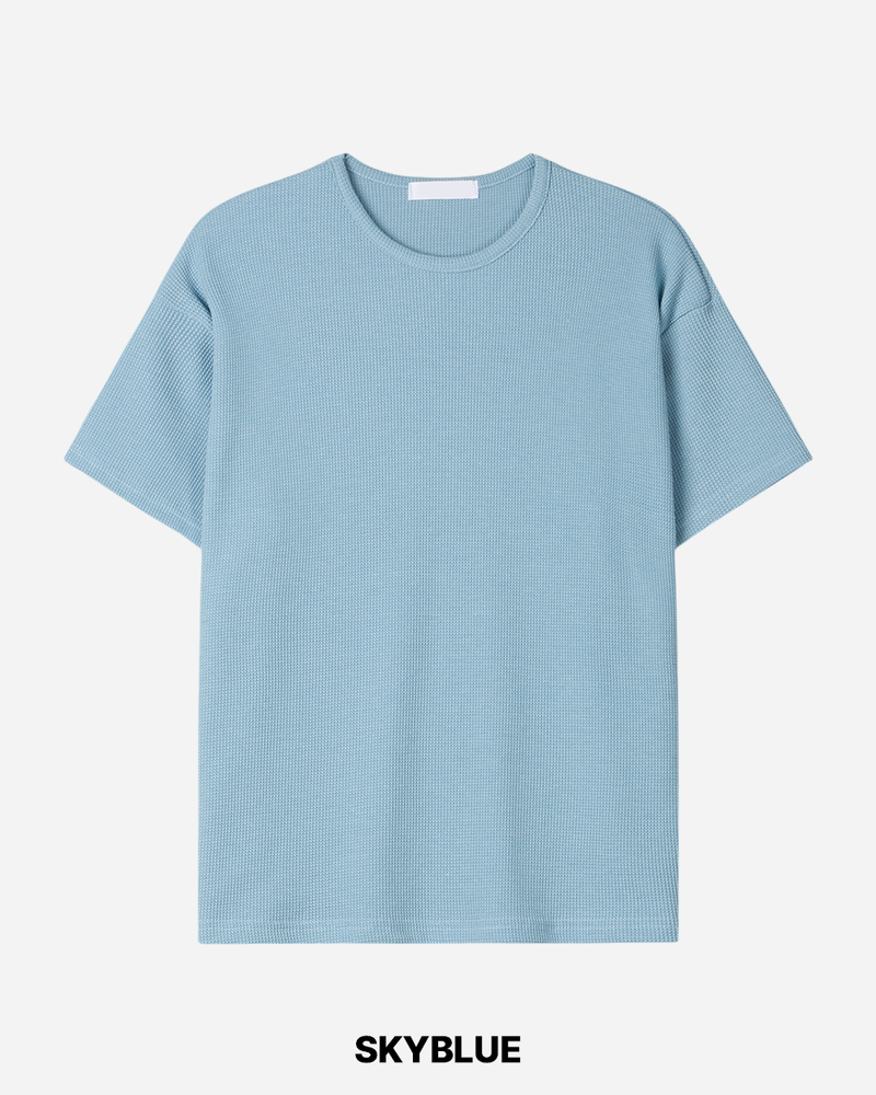 Core Cropped Waffle Short Sleeve T