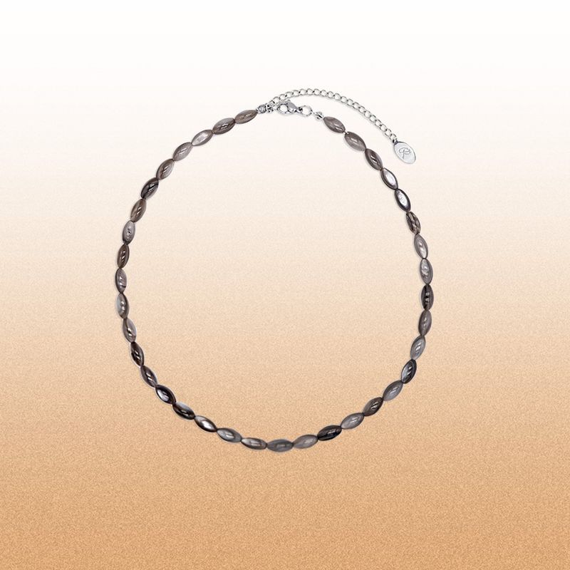 RANDOMOFF（ランダムオフ）の「ボヘミアンサージネックレス[somke charcoal]（アクセサリー）」
