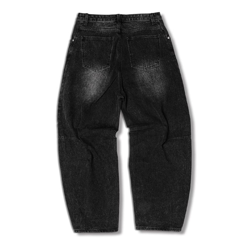 Usual Balloon Cut Denim Pants - 4COLOR