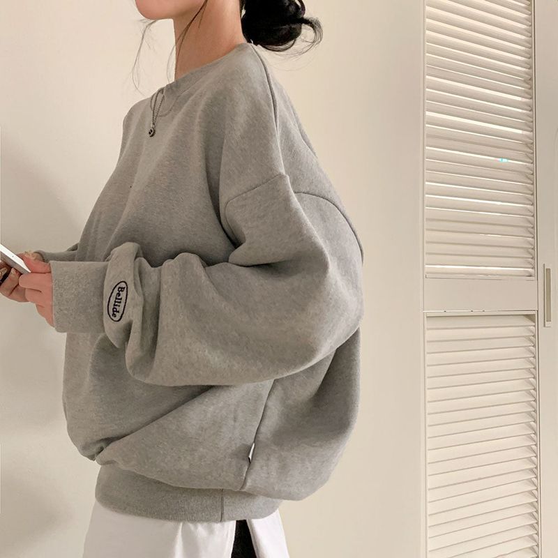 [BELLIDE MADE / Limited quantity] point embroidery sweat