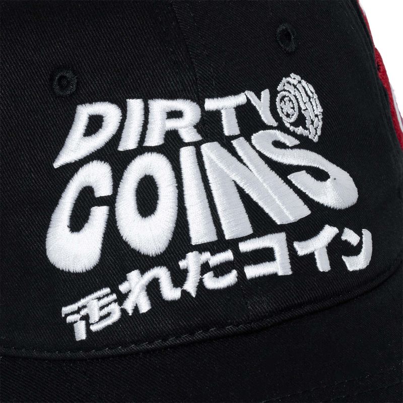 DC x The Rolling Stones Logo Wavy Embroidery Cap Black
