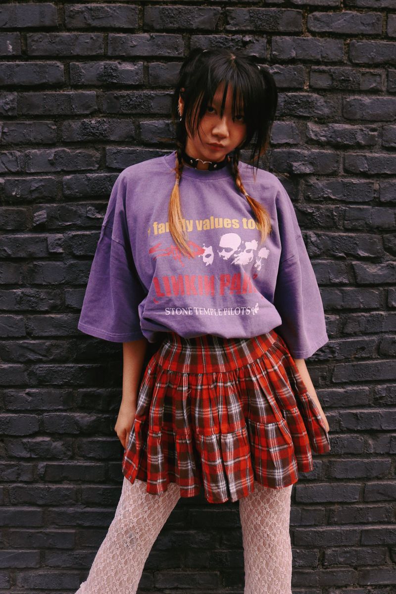 kiki check skirt (2color)