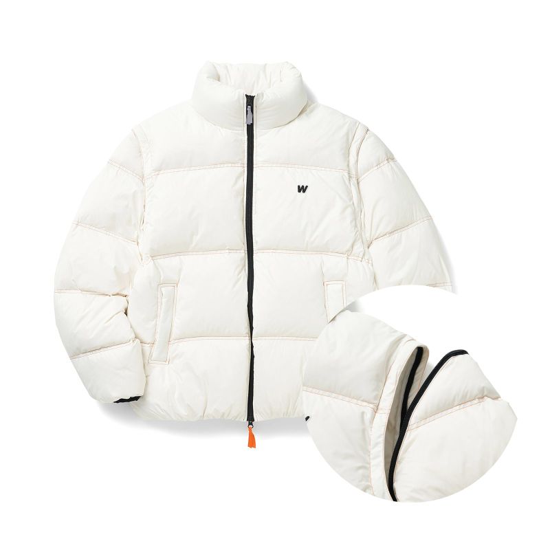 WKNDRS（ウィークエンダーズ）の「TWO-WAY DOWN JK (IVORY)（Jackets/Outerwear）」