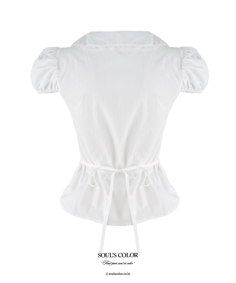 Lily Lace Puff Blouse