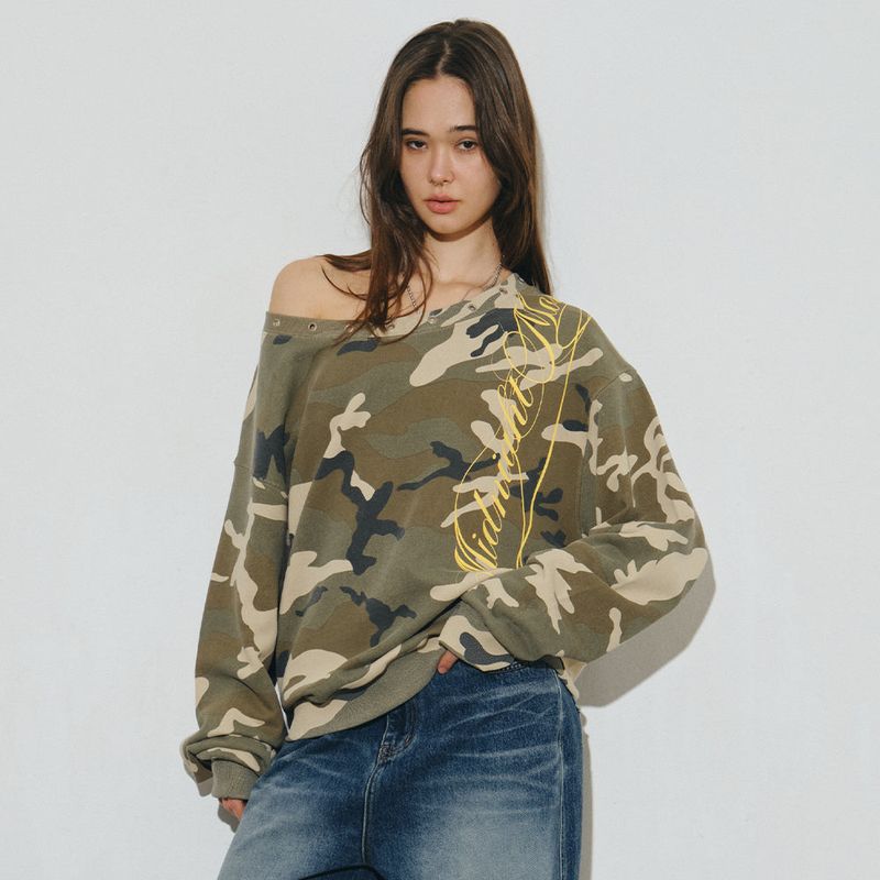 MIDNIGHT MOVE（ミッドナイトムーブ）の「ey camo mtm (beige)（Tops）」