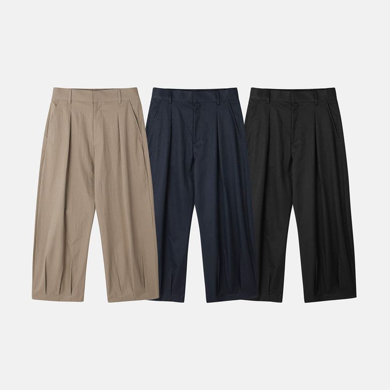 ASCLO Balloonfit Hem Darts Slacks (3color)