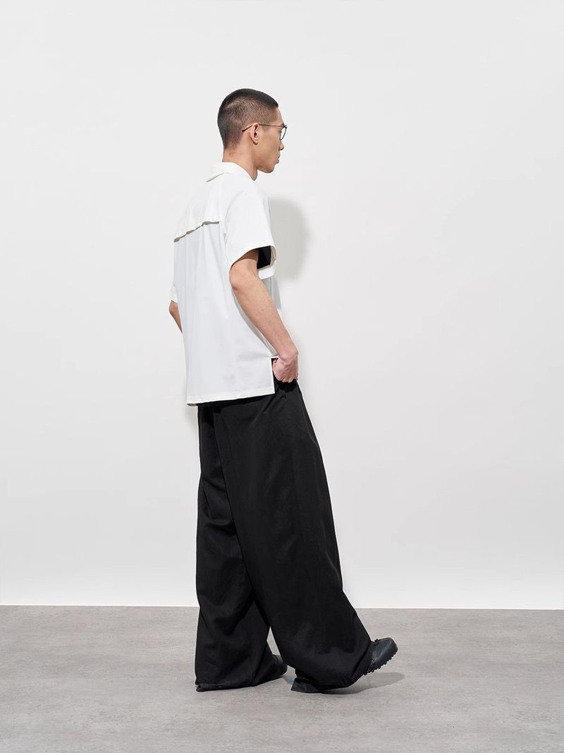 FMACM Tencel Silhouette Casual Pants