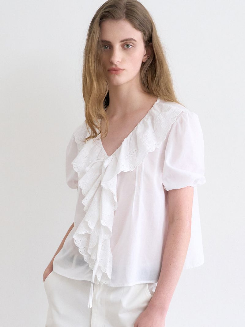 Sophie blouse (Ivory)