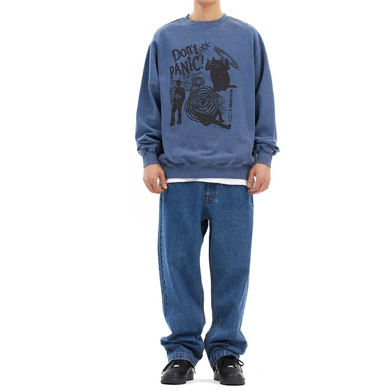 DON’T PANIC PIGMENT SWEATSHIRT
