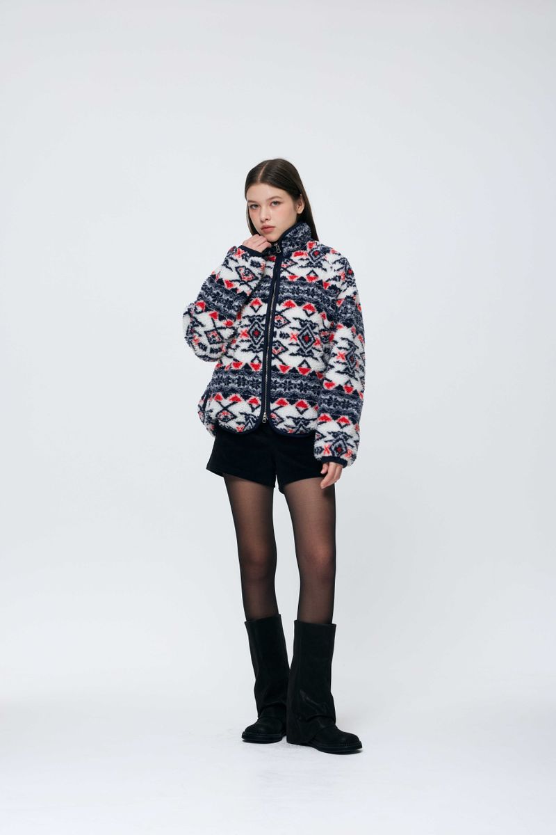 NORDEN FLEECE JACKET / NAVY