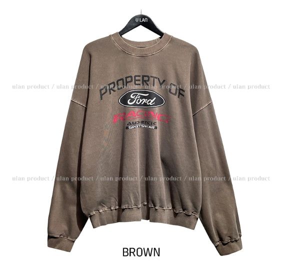 Ford washing oversized printed sweatshirt