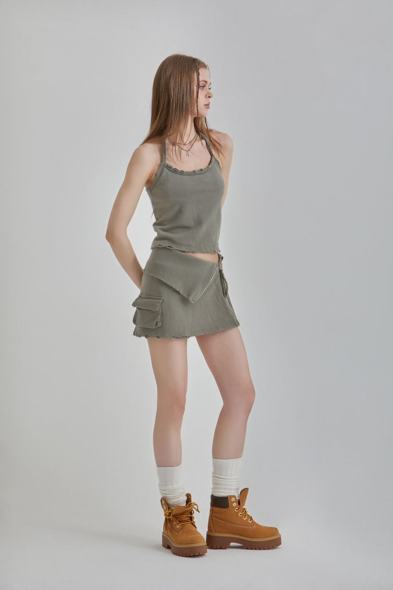 RIBBED SKIRT