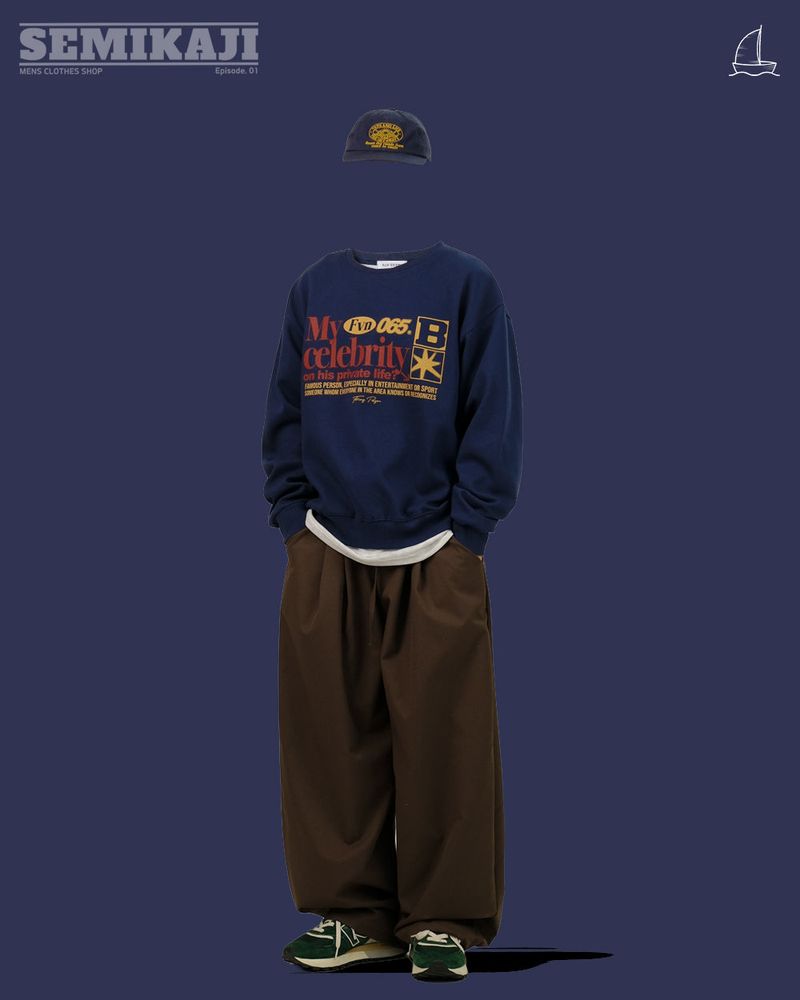 THN Balloon Banding Pin-tuck Slacks Pants
