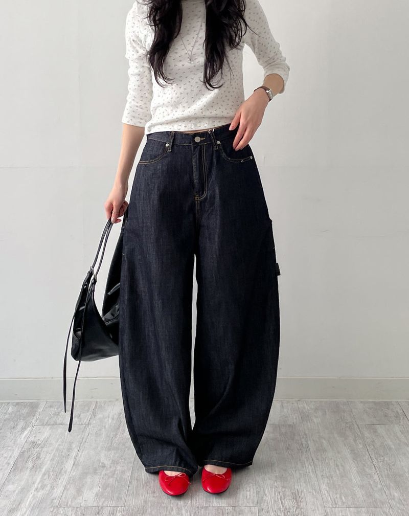 INCHANT ME（インチャントミー）の「647 Suspender Selvedge Balloon Fit Denim Pants（Pants）」