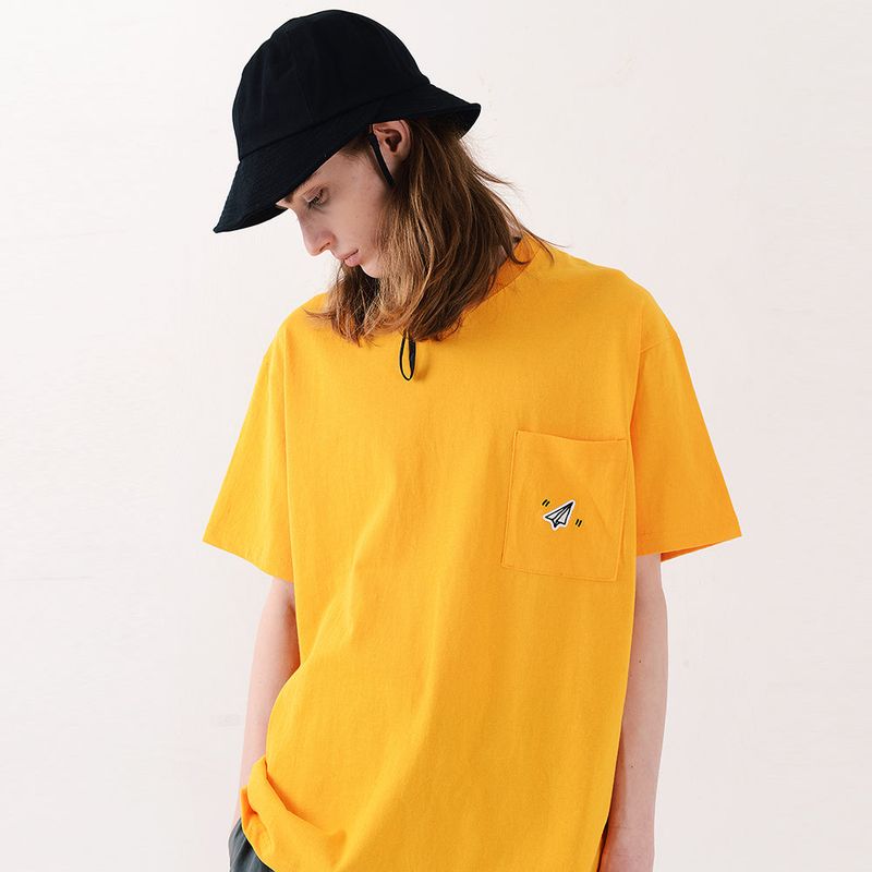 PAPER ICON POCKET TSHIRTS (4COLORS)