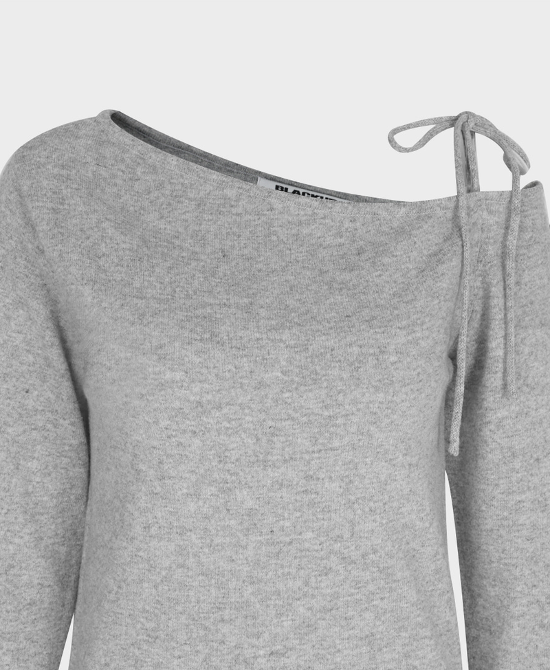 [MADE] Hiburi Unbal Off-Shoulder Knit Wool 50%