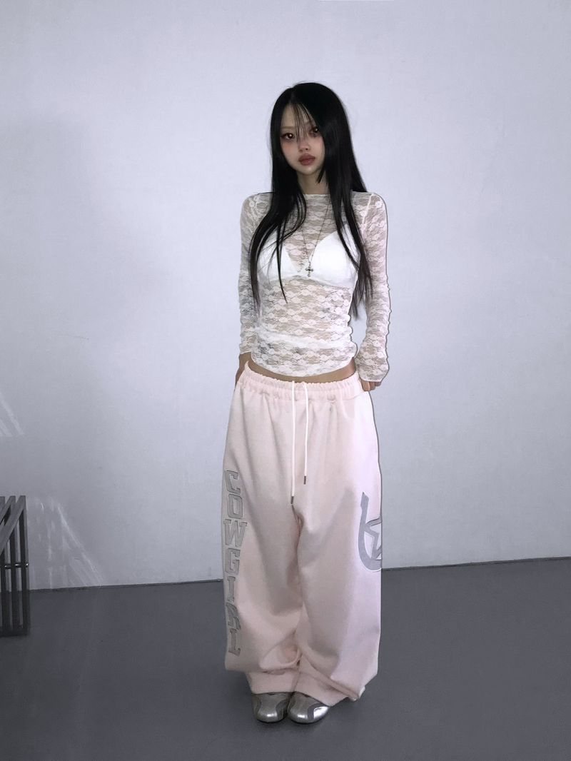 ditto lace long t-shirts(3 color)