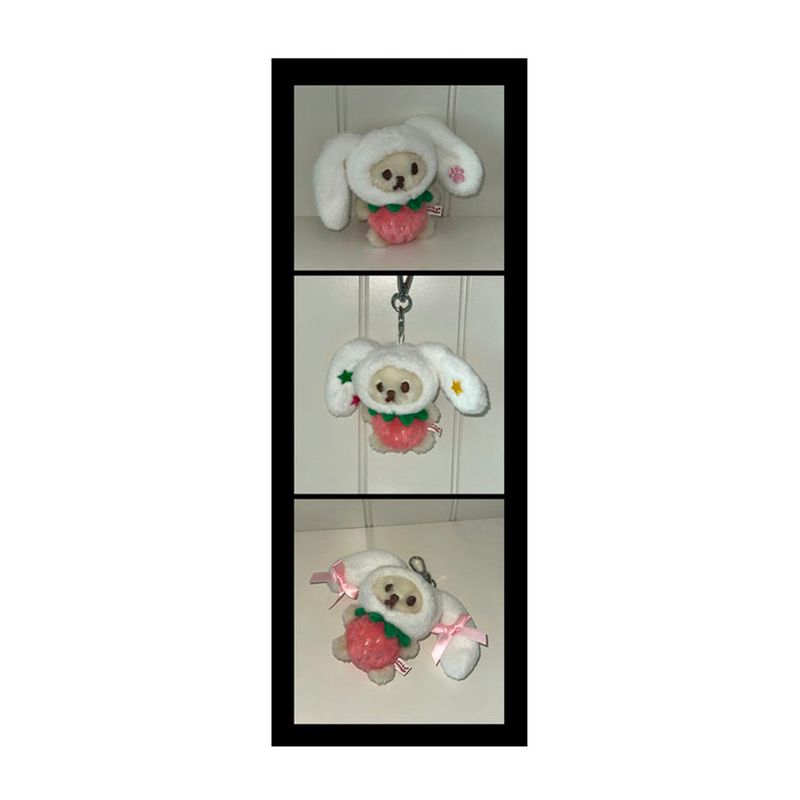 Strawberry Muffin Key Ring