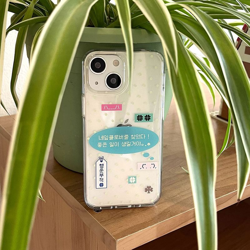 venitore（ヴェニトー）の「[MADE] [Jelly Hard Case] 四つ葉のクローバーを見つけた!（Smartphone Accessories）」