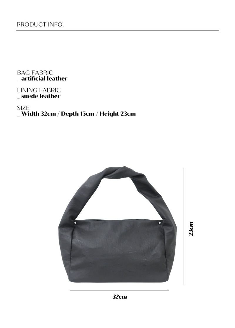 MARBLE BAG GREY