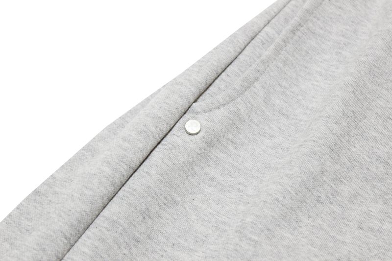 damage cutting bermuda pants (gray)