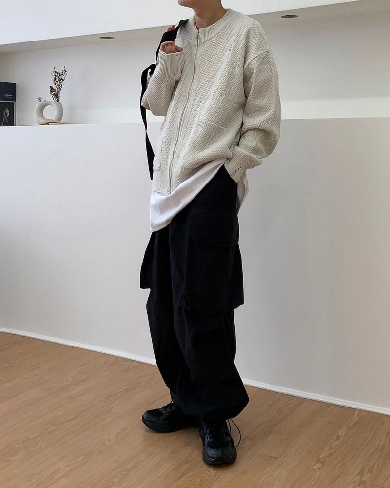 124) FW Balloon Cargo Pants (2 colors)