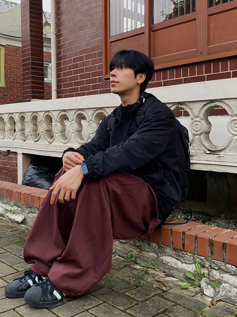 Happo Cargo Balloon Sweat pants 3C