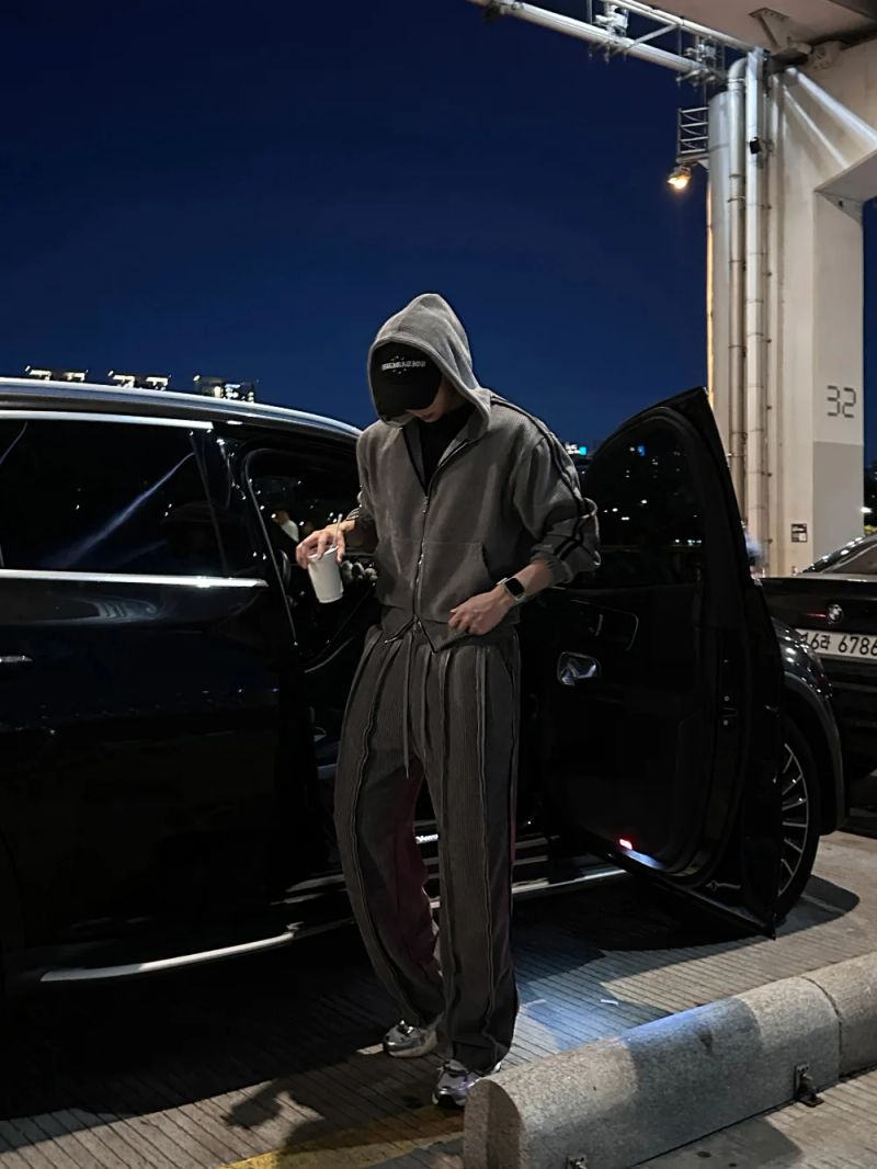 LMN Slay Velour Brushed Wide Pants (2 colors)