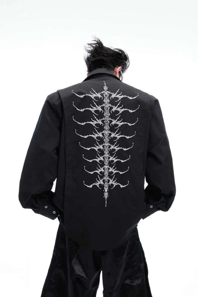 Argue Cultureの「Embroidered Studded Spine Shirt（Tops）」