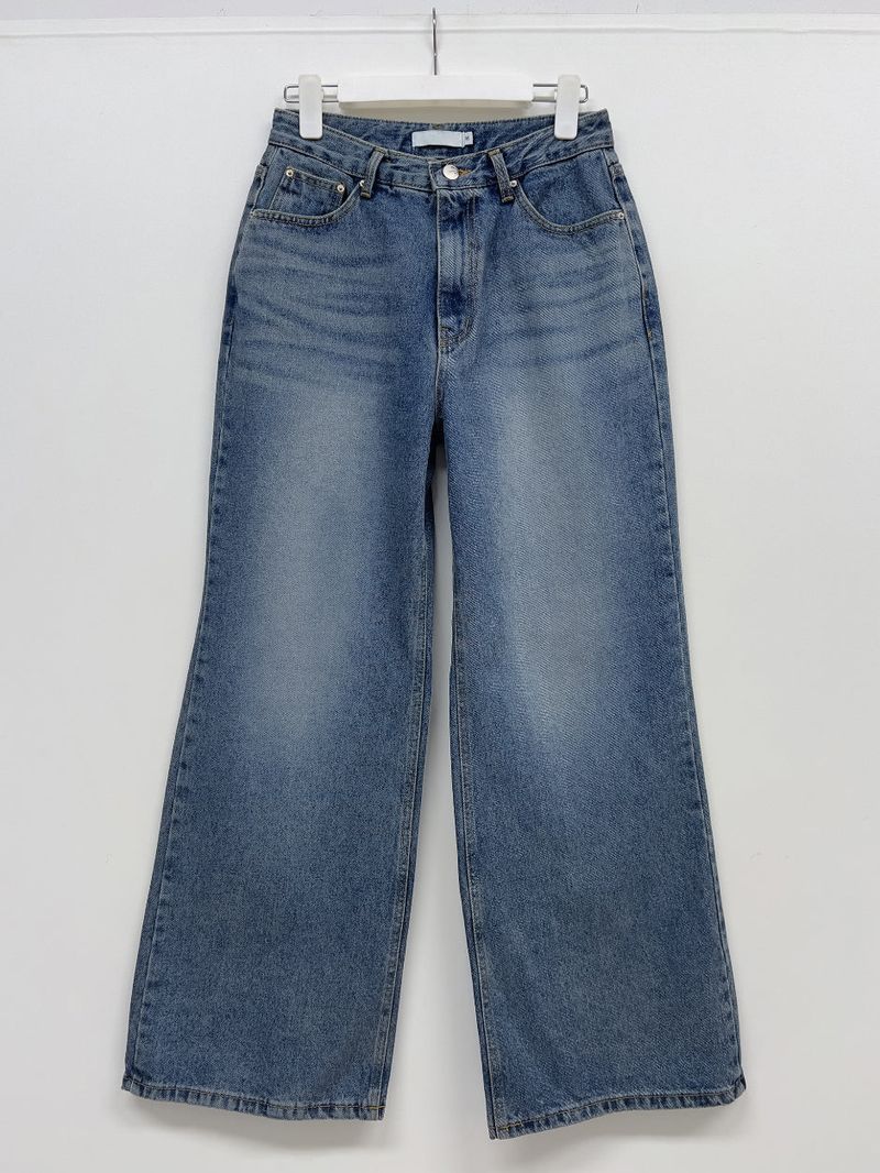 238 Back Pocket Semi-Bootcut Denim Pants